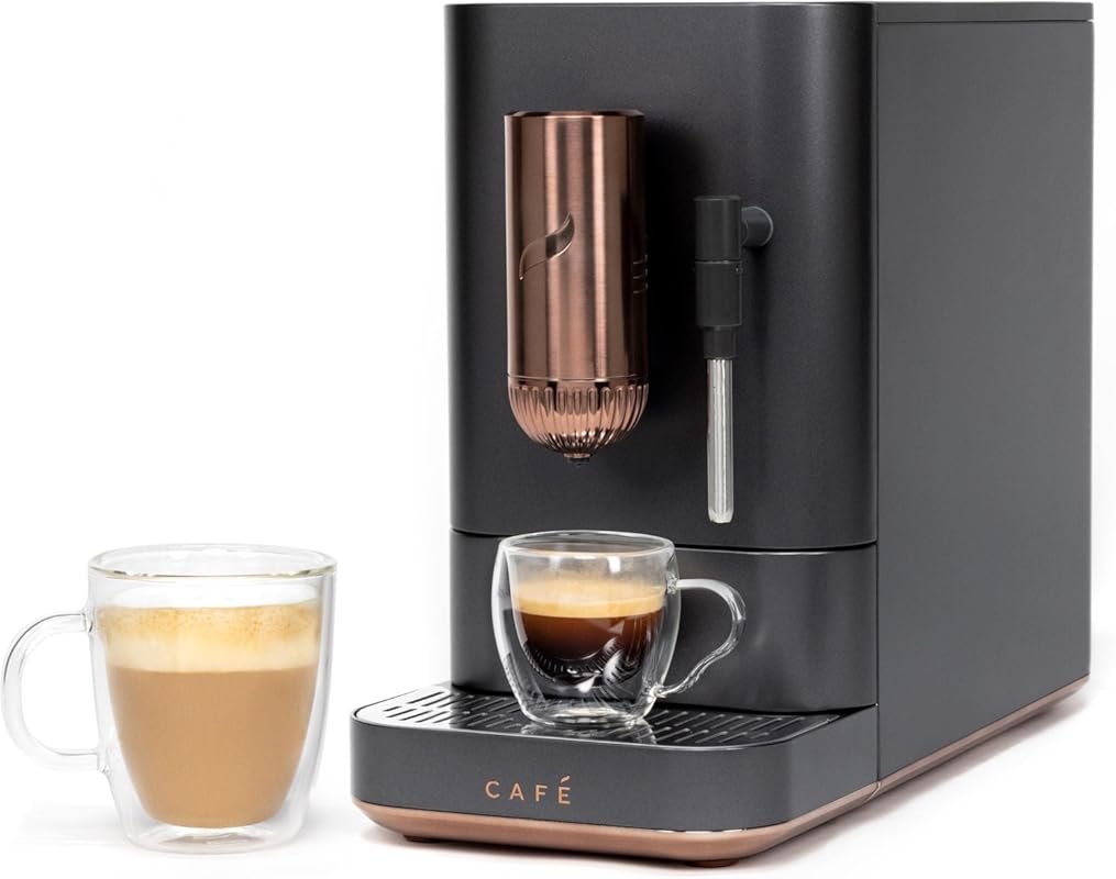 Café Affetto Automatic Espresso Machine with Adjustable Bean Grinder &