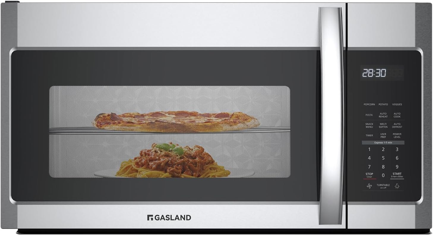 GASLAND 1.9 Cu.ft 1000W One-Touch Over-the-Range Microwave with 11 Pow