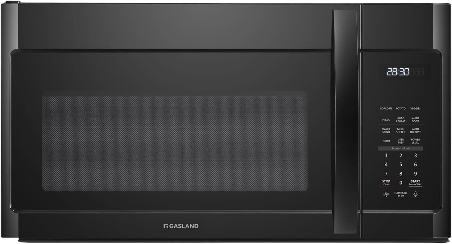 GASLAND Over-the-Stove Microwave with 1.9 Cu.ft, Sensor Cook & 400 CFM