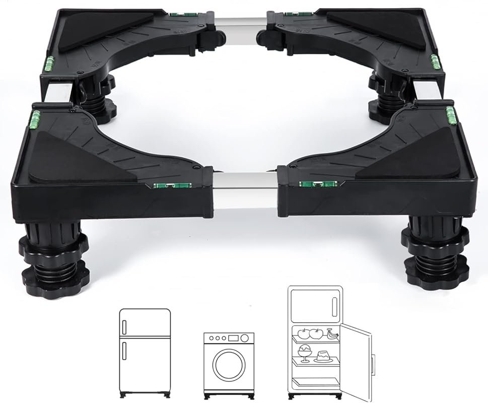 Nefish Mini Fridge Stand, Universal Raised Base with 4 Strong Feet for
