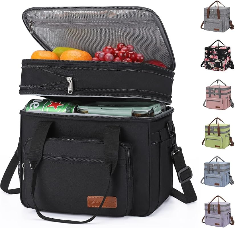 Maelstrom Expandable Double Deck Insulated Lunch Bag – 23L Leakproof T