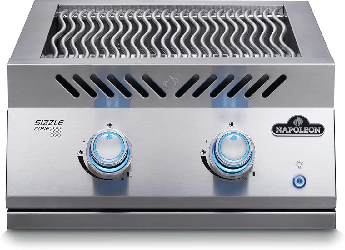 Napoleon Dual Infrared Drop-In Burner, 18-Inch, Built-In, Perfect Sear