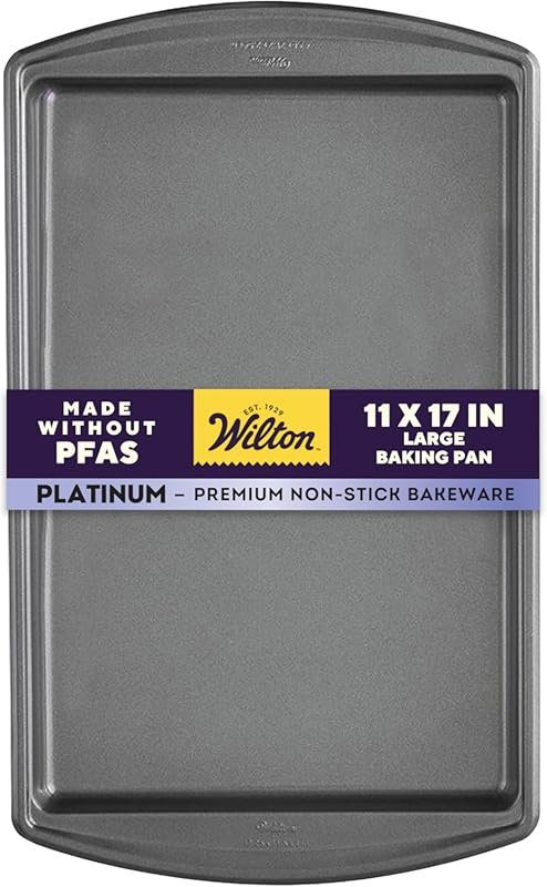 Wilton Platinum Anti-Warp Non-Stick Baking Sheet, PFAS-Free, 11x17
