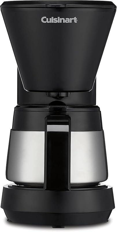Cuisinart 5-Cup Coffee Maker with Stainless Steel Carafe and Removable