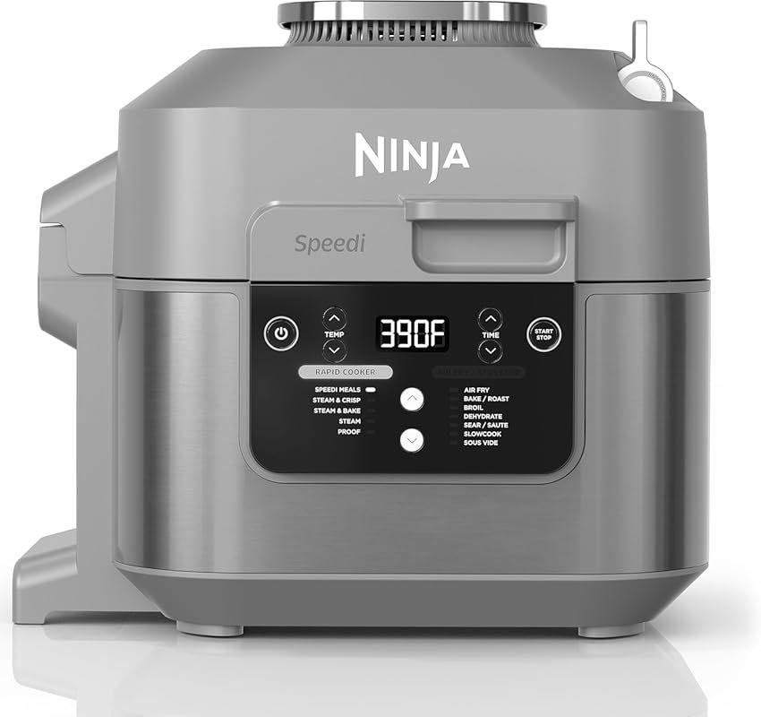 Ninja SF301 Speedi Rapid Cooker & Air Fryer, 6-Quart, 12-in-1 Function