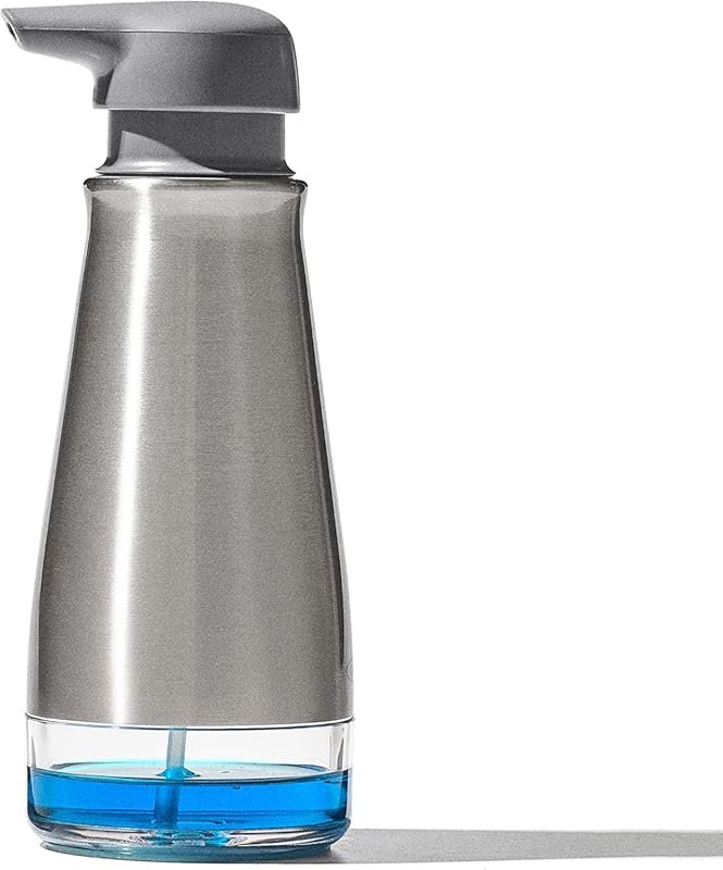 OXO Good Grips Foaming Soap Dispenser for Kitchen and Bathroom Sinks
