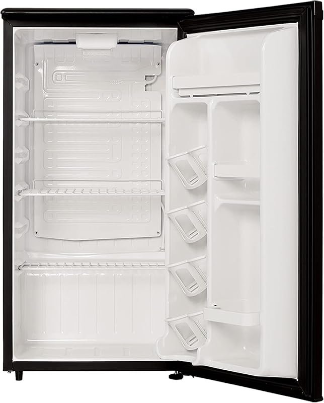 roomwell E-Star 3.3 Cu Ft Mini Fridge with Auto Defrost & Glass Shelf