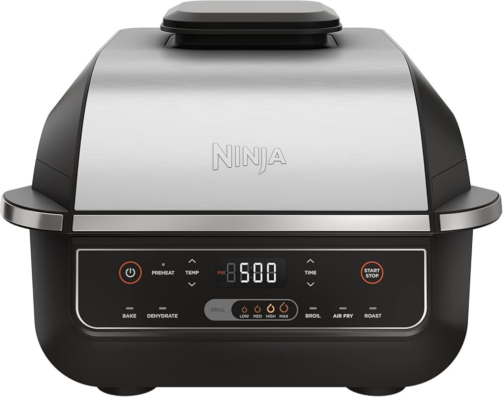 Ninja Foodi 6-in-1 Indoor Grill with Air Fry, Roast, Bake, Broil & Deh