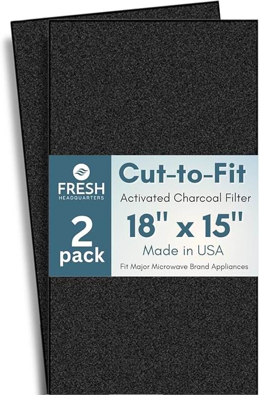 Activated Carbon Microwave Filters for GE, Whirlpool, LG & More - Cut-