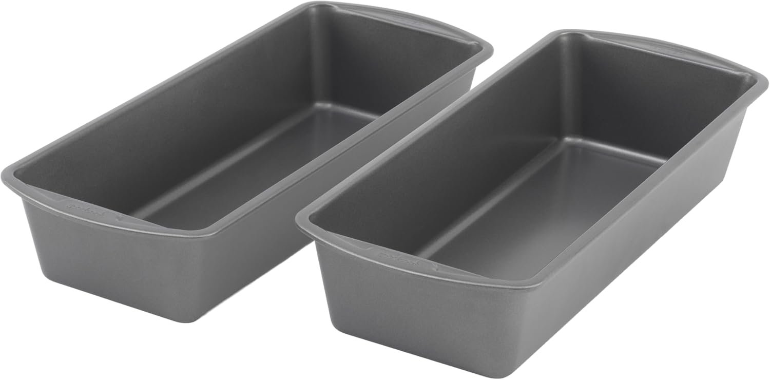 GoodCook Extra Large Nonstick Steel Loaf Pans, 13x5 Inch, Scratch-Resi
