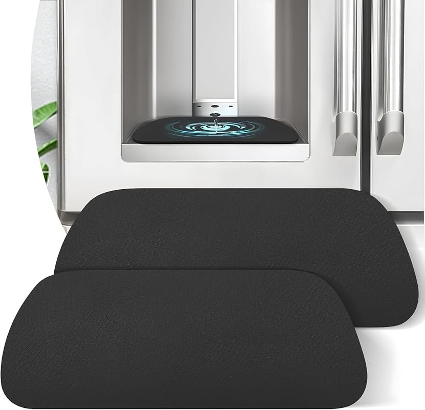 LOPNUR Refrigerator Drip Tray Catcher – Cuttable Absorbent Mat for Sam