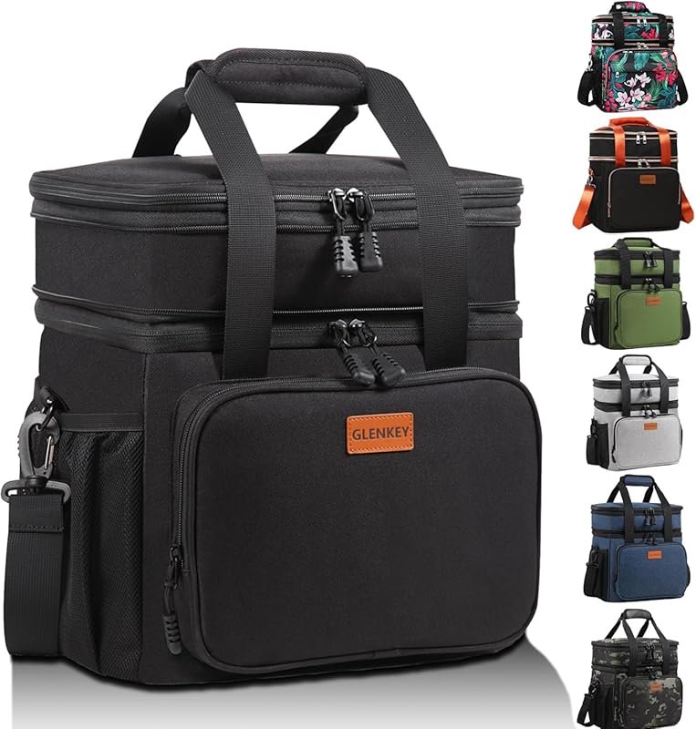 Expandable Heavy Duty Double Deck Lunch Box – Leakproof Cooler for Wor