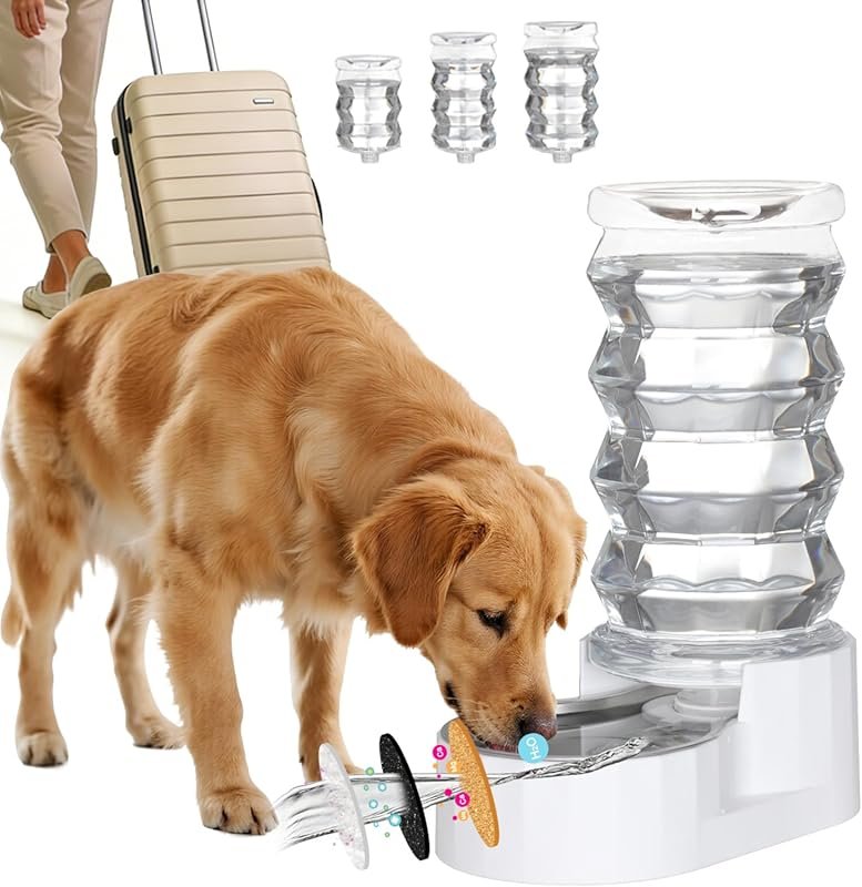 RIZZARI Gravity Dog Waterer with Ion Exchange & Activated Carbon, Prev