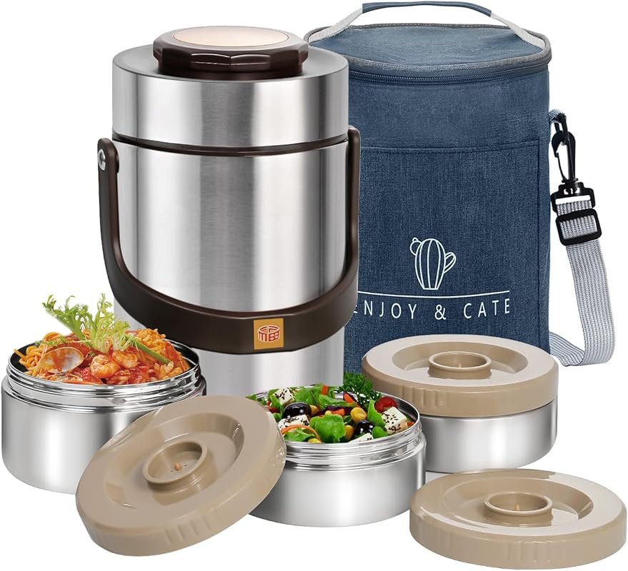 Pawovdeq 67oz Wide Mouth Vacuum Insulated Stainless Steel Soup Food Ja