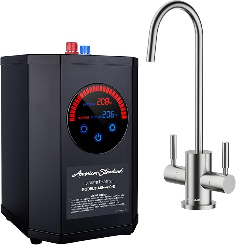 American Standard ASH-410 Digital Hot Water Dispenser with Brushed Nic