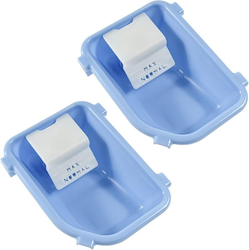 HQRP 2-Pack Washer Detergent Box Assembly, Compatible with LG & Kenmor