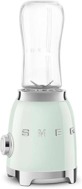 Smeg 50's Retro Personal Blender – Backlit Knob, Two 600ml BPA-Free Bo