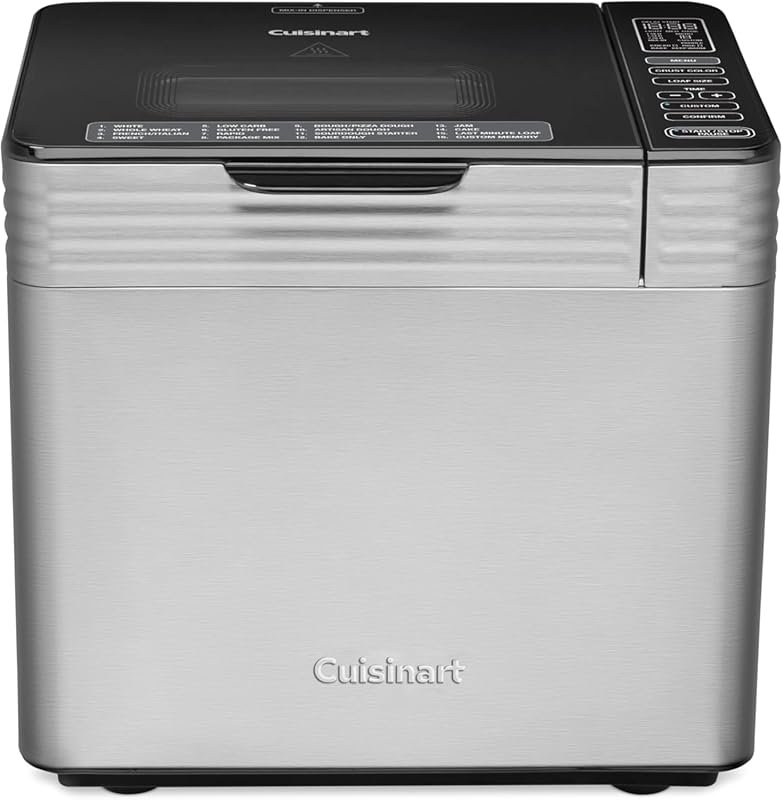 Cuisinart Stainless Steel Convection Bread Machine with 16 Menus, 3 Cr
