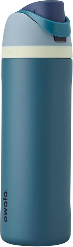 Owala FreeSip 24 oz Insulated Stainless Steel Water Bottle with Straw,