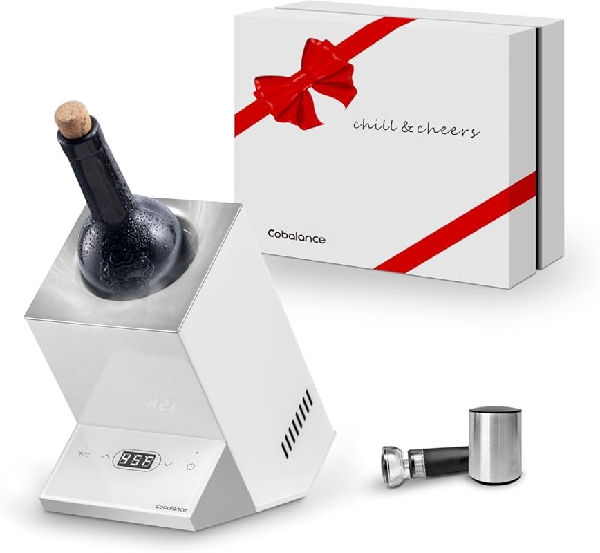 EUHOMY Electric Wine Chiller for 750ml Wine & Champagne