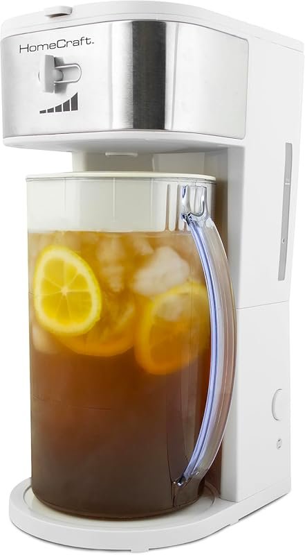 HomeCraft 3-Quart Stainless Steel Iced Tea & Coffee Brewing System wit