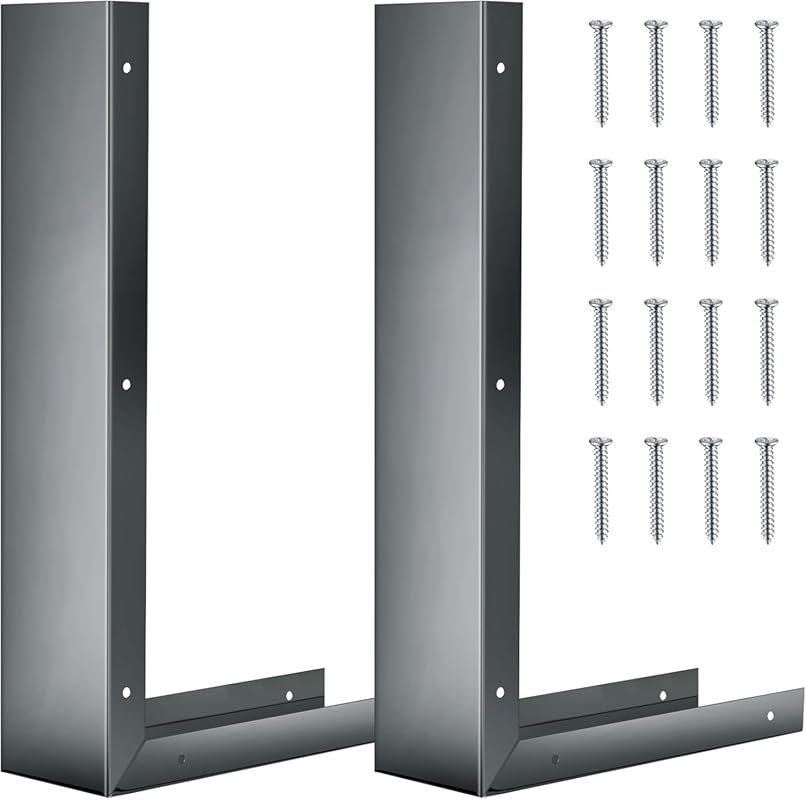 2 Pieces Black Stainless Steel Microwave Trim Kit – 3