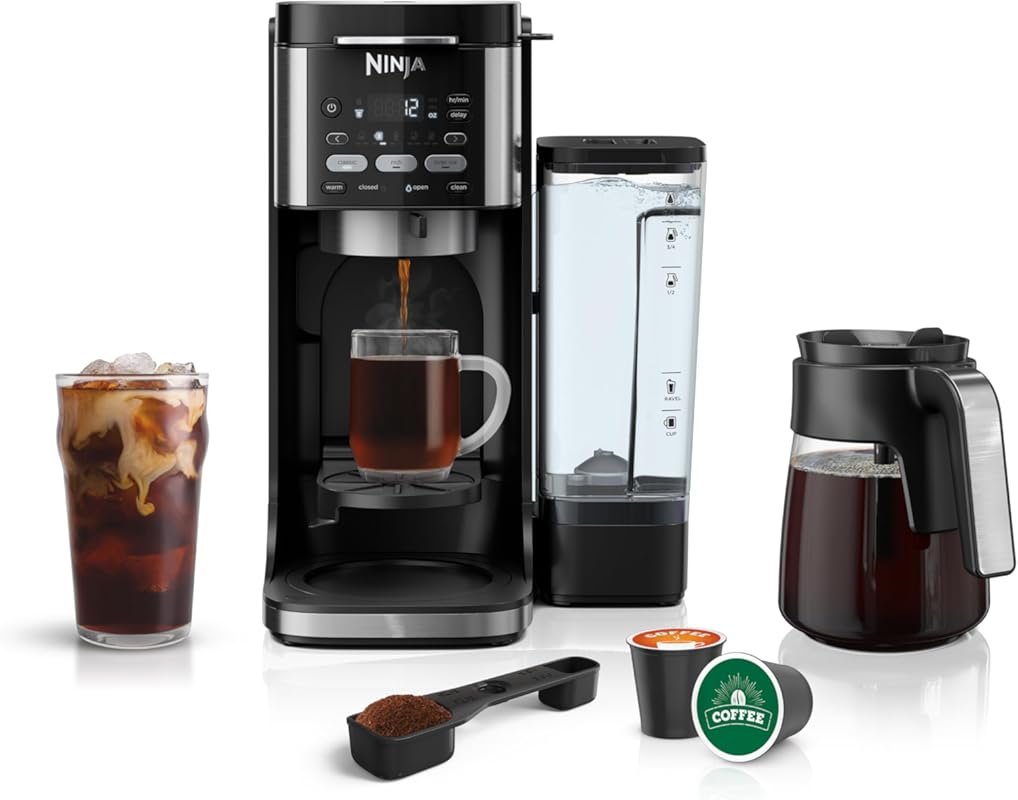 Ninja DualBrew Pro Hot & Iced Coffee Machine with K-Cup Compatibility