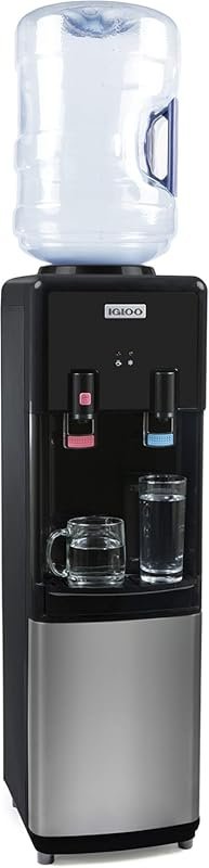 Igloo Top Loading Water Cooler with Hot & Cold, Removable Tray, Energy