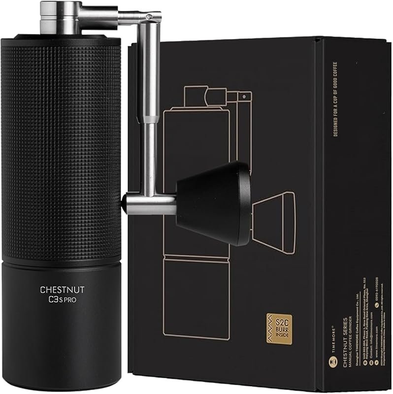 TIMEMORE Chestnut C3S Pro Manual Grinder, Foldable Handle & S2C Conica