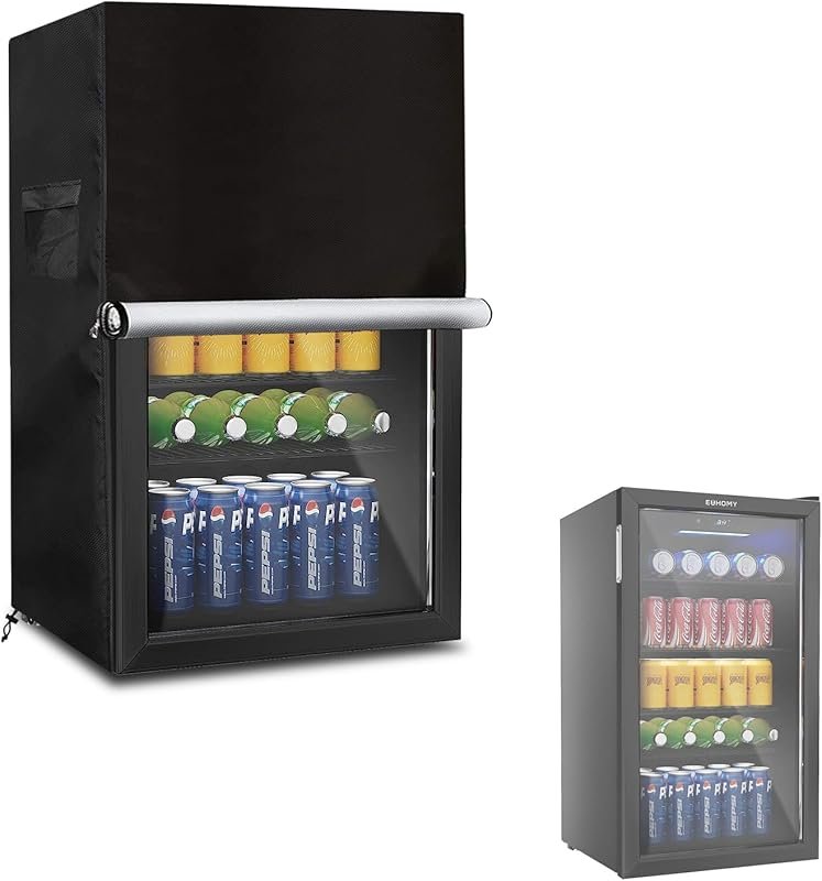 Waterproof Dust Proof Anti-UV Mini Fridge Cover for 3.2 Cu.ft Beer Win