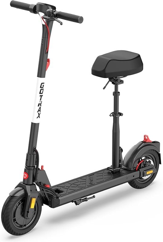 Gotrax Apex Max Electric Scooter with Saddle Seat, 18mph, 18 Miles Ran