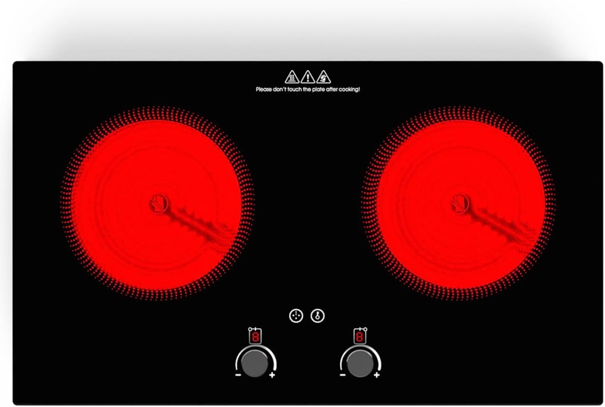 VBGK 2400W LED Touch Induction Cooktop, Child Lock & Overheat Protecti