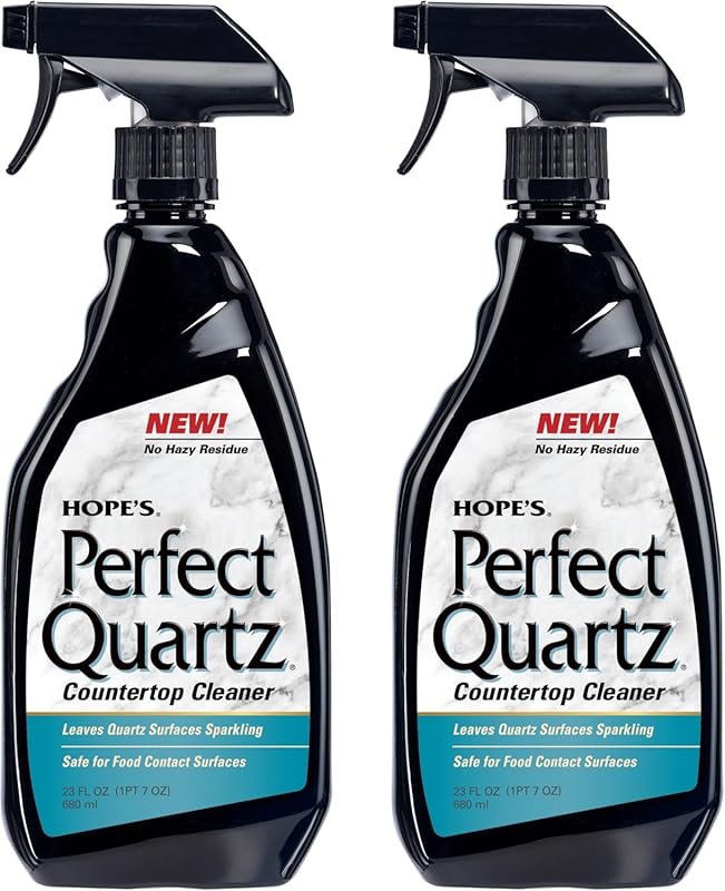 Fragrance-Free, Streak-Free Quartz Cleaner Safe for Food Contact Surfa
