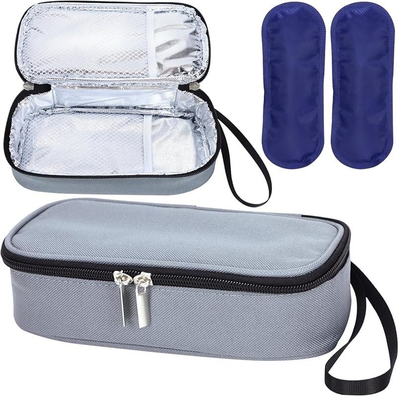 Portable Insulated Breast Milk Storage Bag with Wrist Strap, Ice Pack 