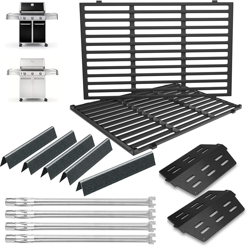 Weber Genesis 300/310/330 Grill Parts: Flavorizer Bars, Heat Deflector