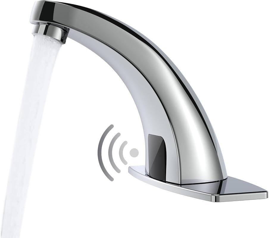 Touchless Bathroom Sink Faucet, Greenspring Commercial Hands-Free Moti