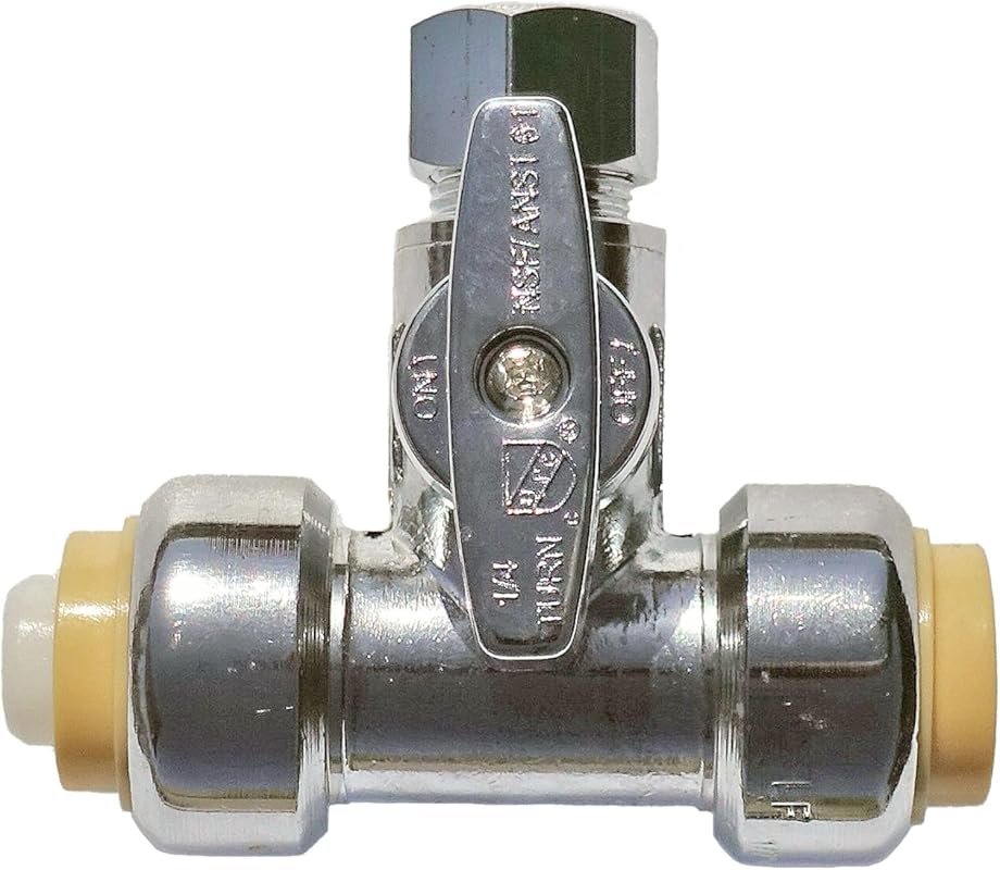 Push-On T-Stop Valve 1/2