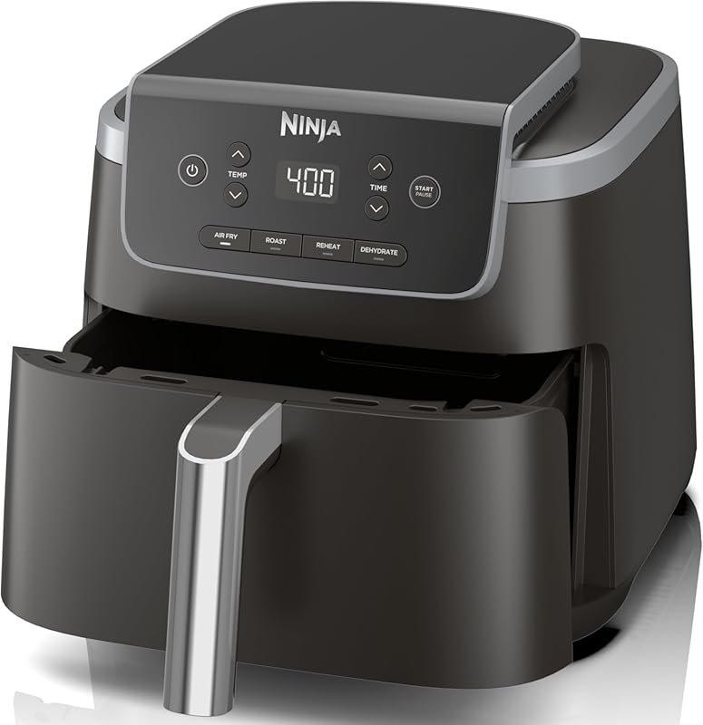 Ninja AF141 5 QT 4-in-1 Air Fryer with 400°F Max, Roast, Reheat & Dehy