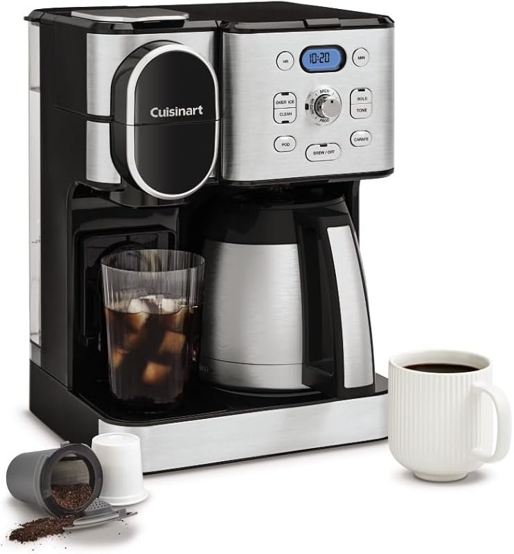 Cuisinart Coffee Center 10-Cup Thermal Carafe & Single-Serve Brewer wi