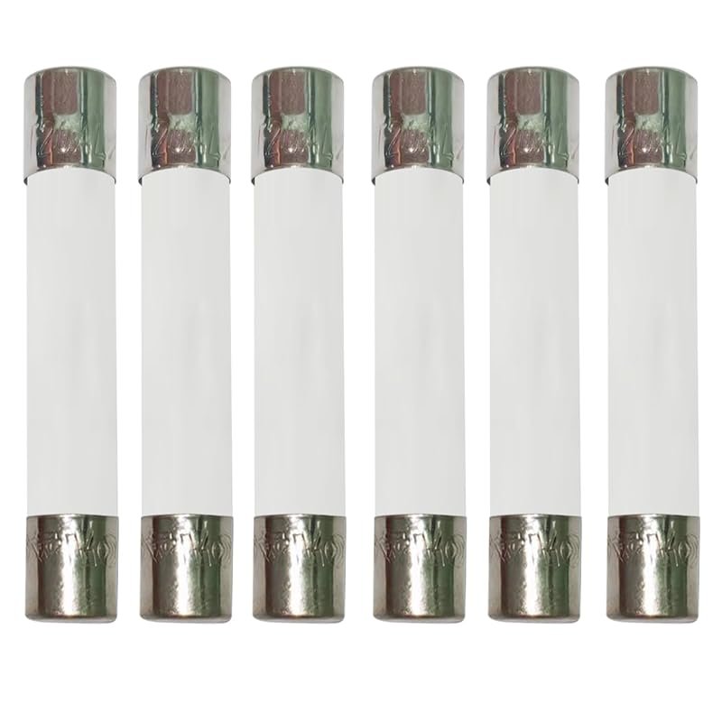20 Amp 250V Ceramic Microwave Fuse – 6-Pack Slow-Blow Universal for GE
