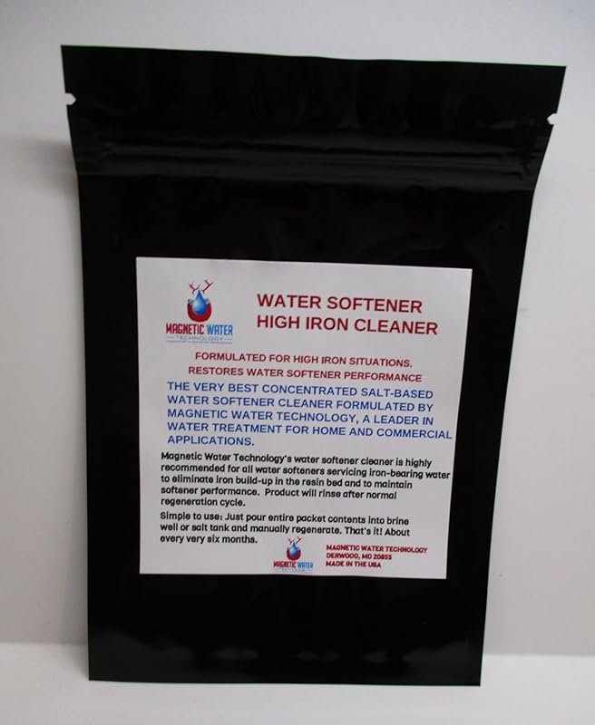 Water Softener Iron Cleaner – Removes High Iron Buildup, Restores Perf
