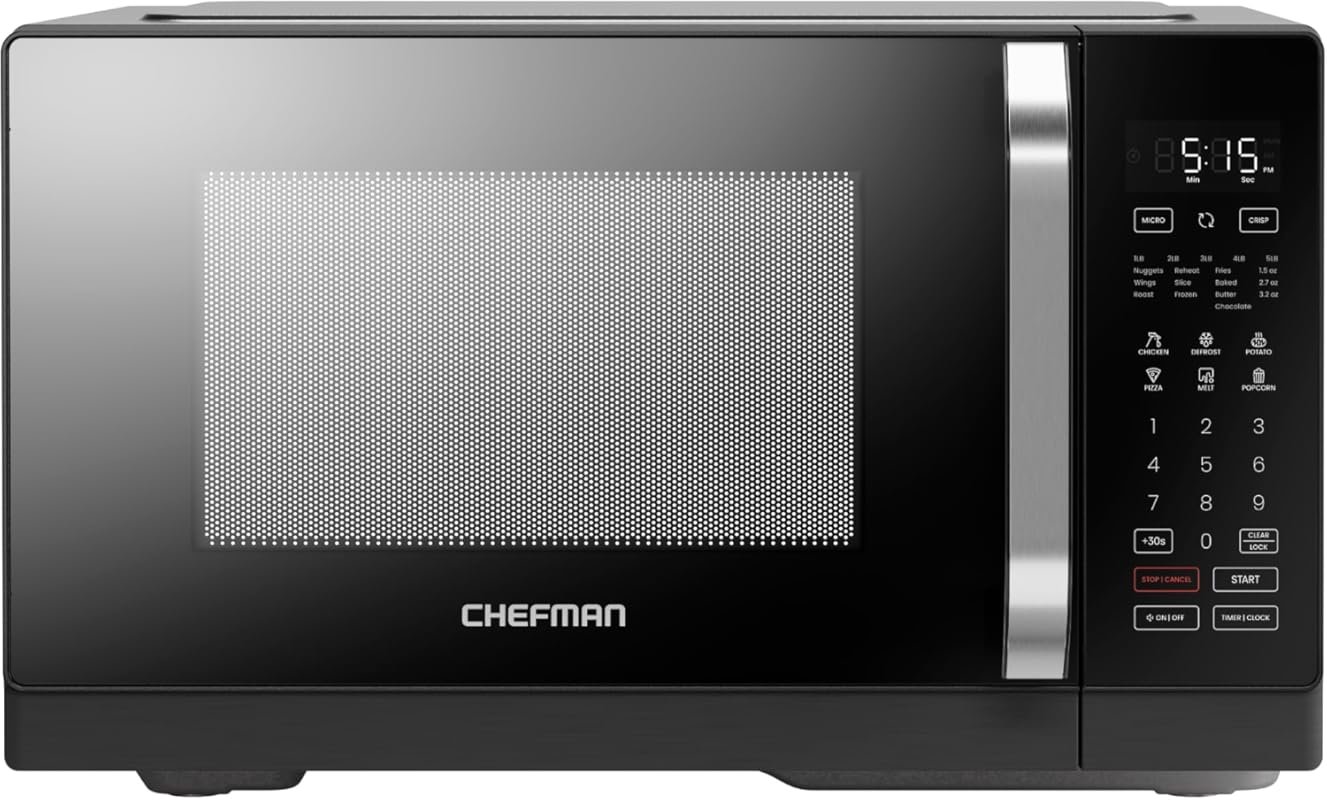Chefman MicroCrisp Microwave & Convection Oven – 1800W, Touchscreen, E