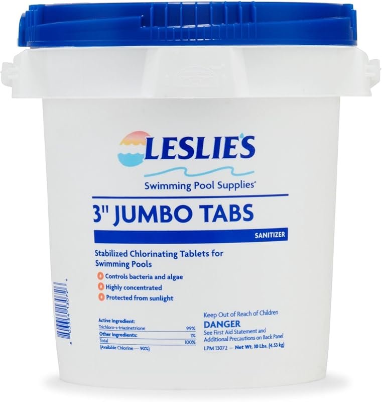Leslie's 3 Inch Stabilized Chlorine Tablets for Pool Sanitization – In