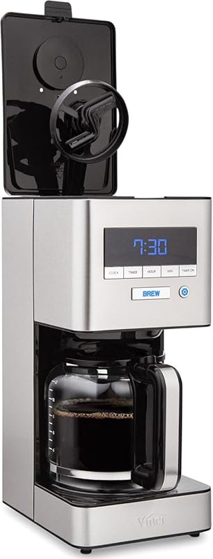 VINCI RDT Elite Spinning Sprayhead Coffee Maker with Bloom Feature, Ro