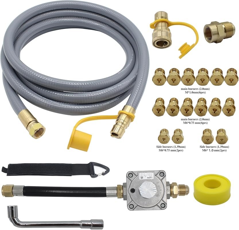 Upgraded Propane to Natural Gas Conversion Kit for Weber Genesis & Spi