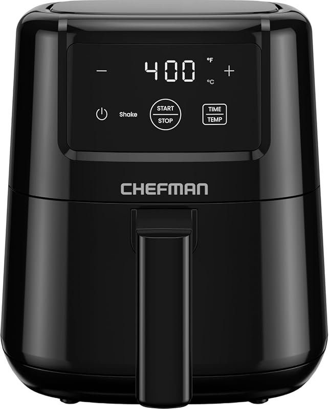 CHEFMAN 2 Qt Mini Digital Air Fryer with Nonstick Basket, Shake Remind