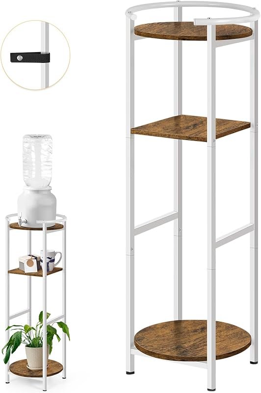 ETELI 3-Tier Freestanding Water Dispenser Stand for 1-5 Gallon Bottles
