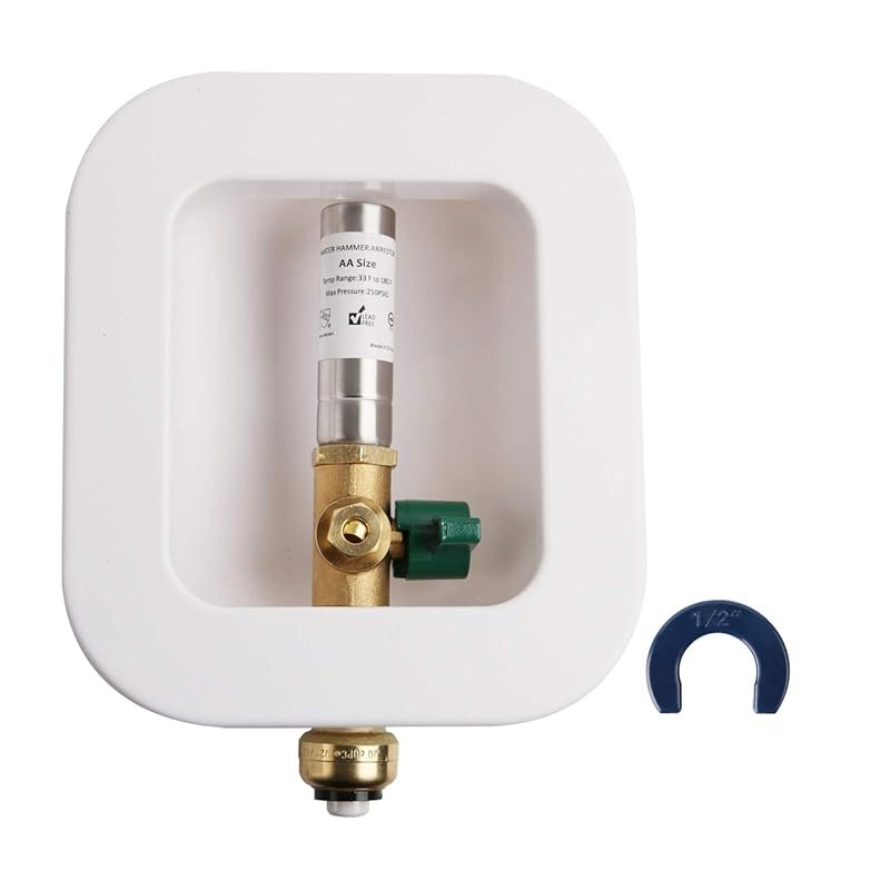 Solimeta Ice Maker Outlet Box with Push-FIT Connection, Water Hammer A