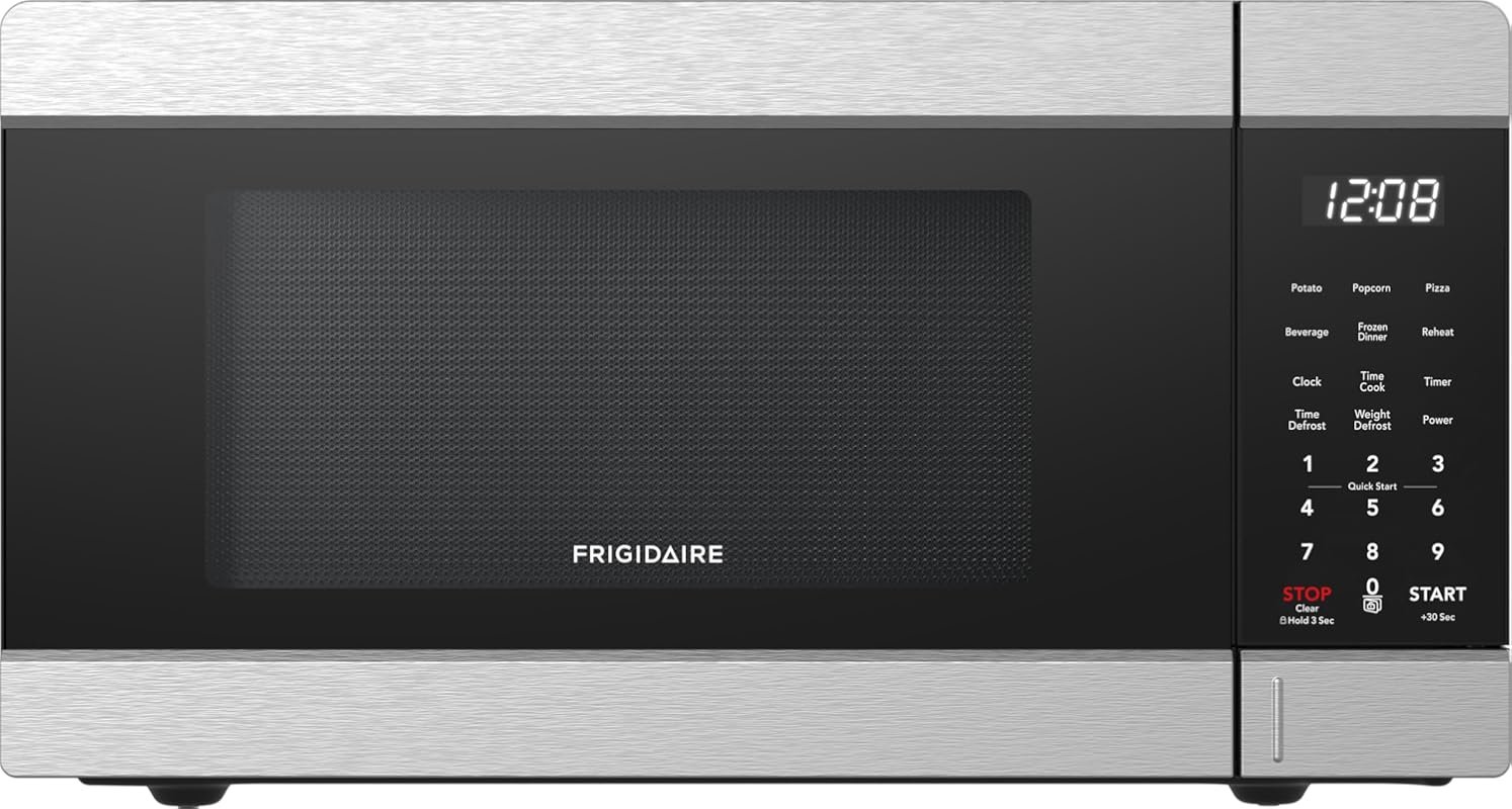 Frigidaire 0.9 Cu. Ft. Countertop Microwave with Digital Panel, Auto C