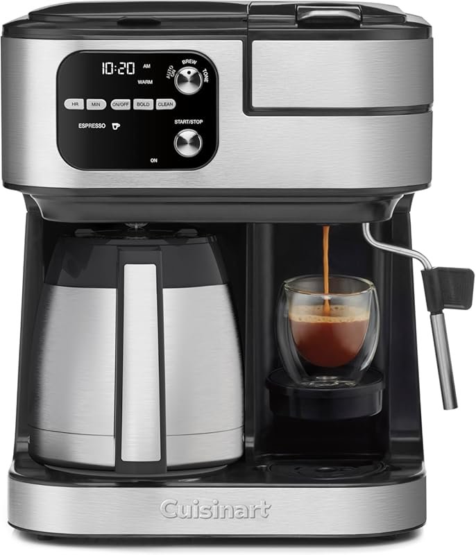 Cuisinart 4-in-1 Coffee Machine with Single-Serve Capsule Compatibilit